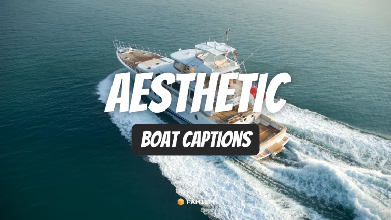 Aesthetic Boat Captions for Instagram